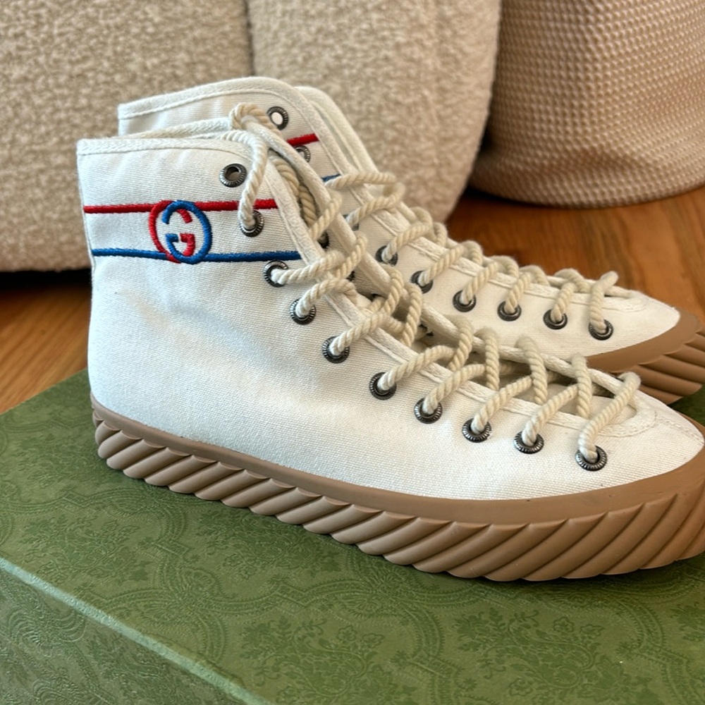 Authentic Gucci High Top Sneakers